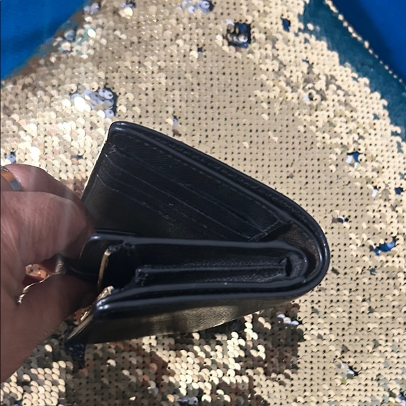 Coach Black Textured Leather Wallet - Picture 6 of 10